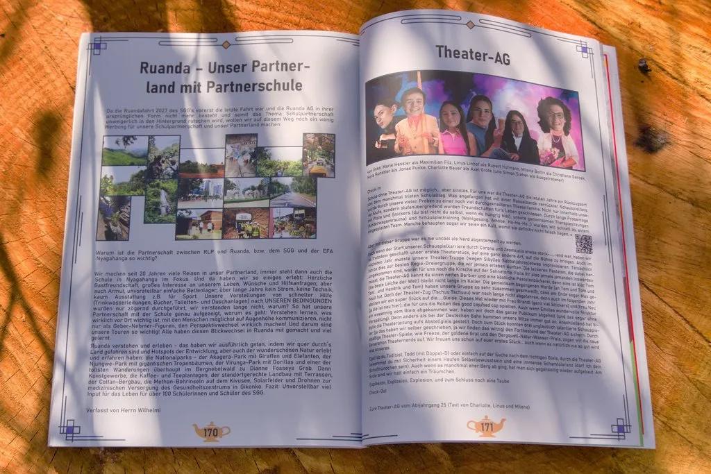 Beispielseite 5 aus der Abizeitung 2025